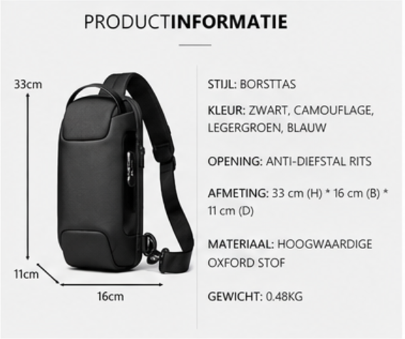 Crossbody bag / Slingbag