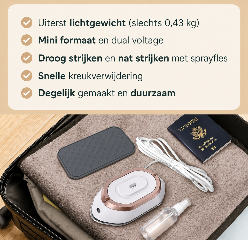 Travel Pro strijkijzer